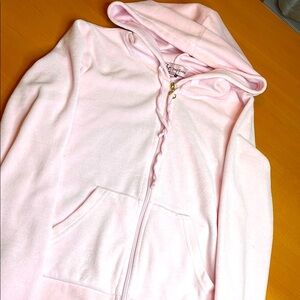 Juicy Couture Pink Zip-Up Hoodie sizes XS in very good used condition.